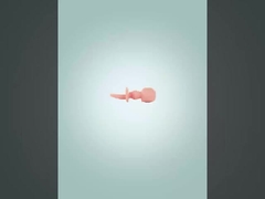 Kısa Yaka Eco Kaşığı ve Çatal Bebek Yemek için Silikon Bebek Kaşığı 48 Gram