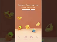 Kişiselleştirilmiş Bebek Silikon Meyve Dişleri Sandviç BPA Serbest