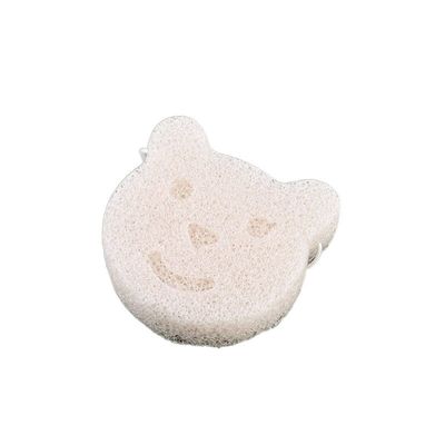 quality Ayı şeklinde banyo Konjac sünger Ağırlığı 16 gram Uzun ömürlü temizlik süngeri zehirli olmayan Boyutu 8*6*2.5cm factory